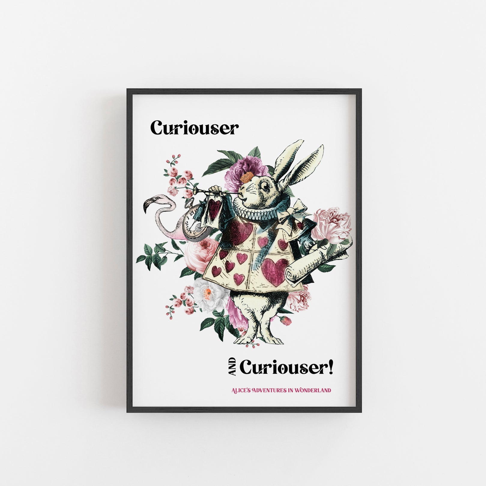 Alice's Adventures In Wonderland 'Curiouser and Curiouser' Print