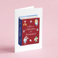 Alice's Adventures In Wonderland Book Card