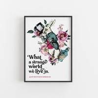 Alice's Adventures In Wonderland - 'Strange World' Print