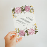 Anne of Avonlea - 'Simple Little Pleasures' Postcard
