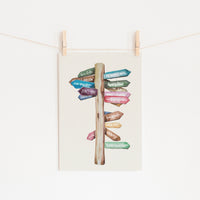 Anne of Green Gables Sign Post Print