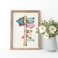 Anne of Green Gables Sign Post Print