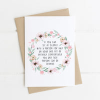 The Blue Castle - 'Can Be Friends' Literary Quote Card
