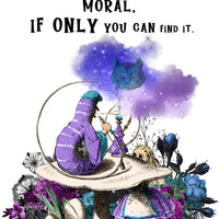 Alice's Adventures In Wonderland - 'Everything's Got A Moral' Literary Quote Card