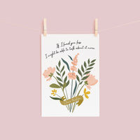 Emma - 'If I Loved You Less' Postcard