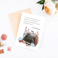 F. Scott Fitzgerald - 'Something To Say' Literary Quote Card
