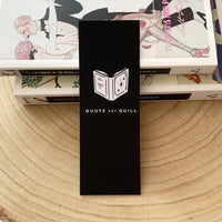 The Great Gatsby - 'So We Beat On' Rose Gold Foil Bookmark
