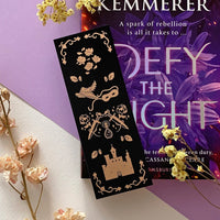 Kingdom of Rebels Rose Gold Foil Bookmark