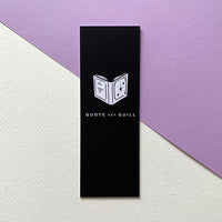 Kingdom of Rebels Rose Gold Foil Bookmark