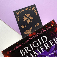 Kingdom of Rebels Rose Gold Foil Bookmark