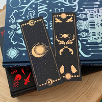 Sun and Shadows Rose Gold Foil Bookmarks