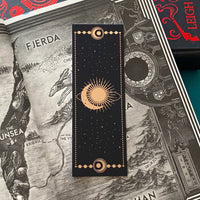 Sun and Shadows Rose Gold Foil Bookmarks