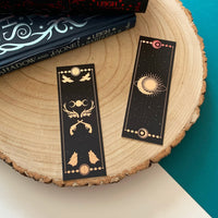 Sun and Shadows Rose Gold Foil Bookmarks