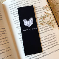 Fox and Broken Hearts Rose Gold Foil Bookmarks