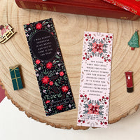 Festive Literary Quote Bookmarks