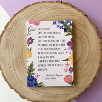 Pride and Prejudice - 'I Cannot Fix On The Hour' A5 Notebook