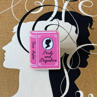 Pride and Prejudice Wooden Pin