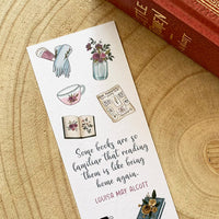 Louisa May Alcott - 'Some Books Are So Familiar' Bookmark