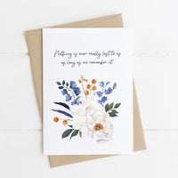 The Story Girl - 'Nothing Is Ever Really Lost' Literary Quote Card