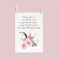 Anne of Avonlea - 'Romance' Literary Quote Card