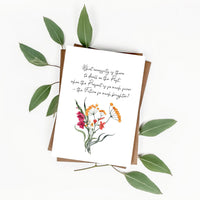 Jane Eyre - 'Past, Present, Future' Literary Quote Card