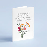 Jane Eyre - 'Past, Present, Future' Literary Quote Card