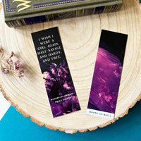 Wuthering Heights - 'Half Savage and Hardy and Free' Bookmark