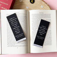 Pride and Prejudice Rose Gold Foil Bookmarks