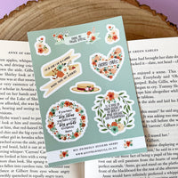 Literary Sticker Sheet Set