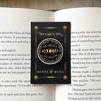 As Above, So Below Wooden Pin