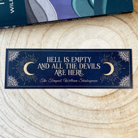 The Tempest - 'Hell Is Empty' Bookmark