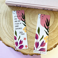 Sylvia Plath - 'Live, Love and Say It Well In Good Sentences' Bookmark