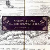 Henry VIII - 'Sparks Of Fire' Bookmark