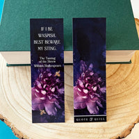 The Taming of the Shrew - 'If I Be Waspish' Bookmark