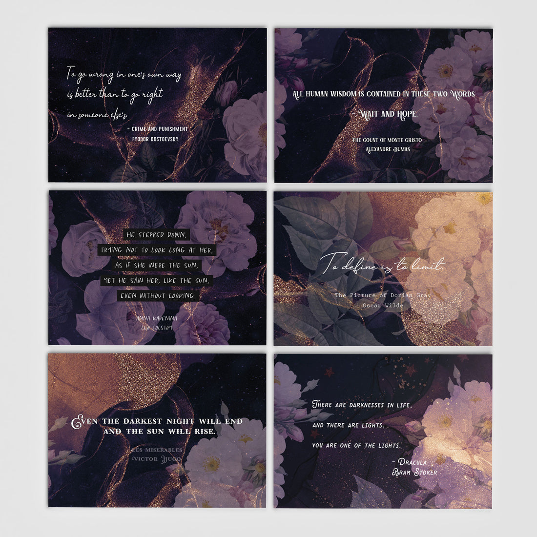 Inspiring Quotes Postcards