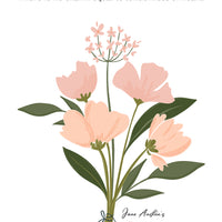 Jane Austen - 'Tenderness of Heart' Literary Card