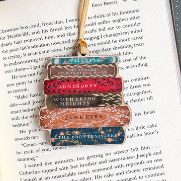Bronte Sisters Book Stack Decoration