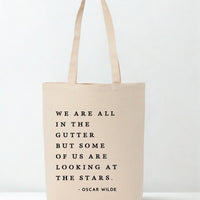 We Are All In The Gutter Recycled Cotton Tote Bag