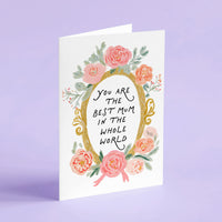 Best Mum In The Whole World Card