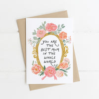Best Mum In The Whole World Card