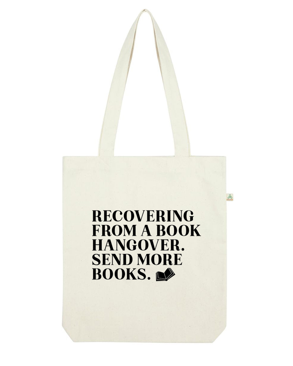 Book Hangover Recycled Tote Bag