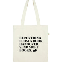 Book Hangover Recycled Tote Bag