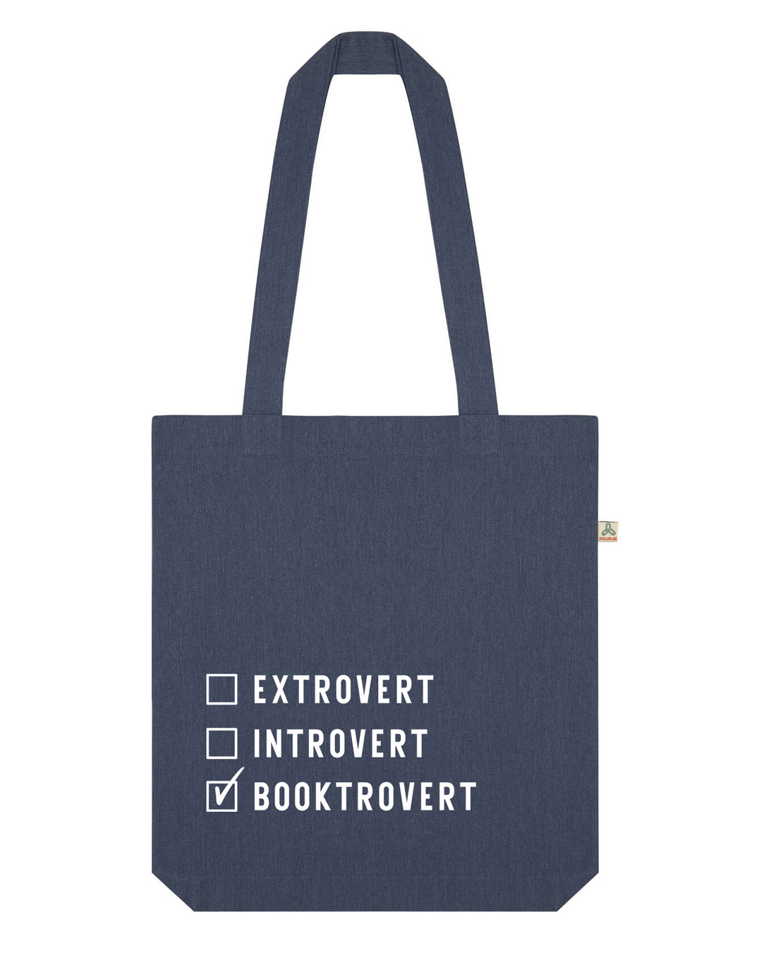 Booktrovert Recycled Tote Bag