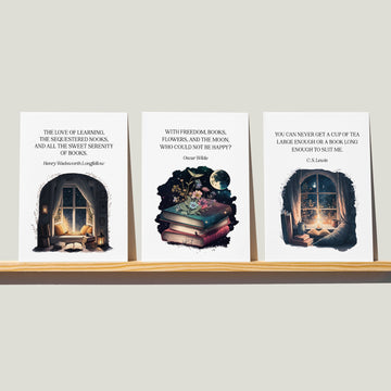 Midnight Book Lover Postcards