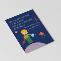 The Little Prince - 'The Time You Spent On Your Rose' Postcard
