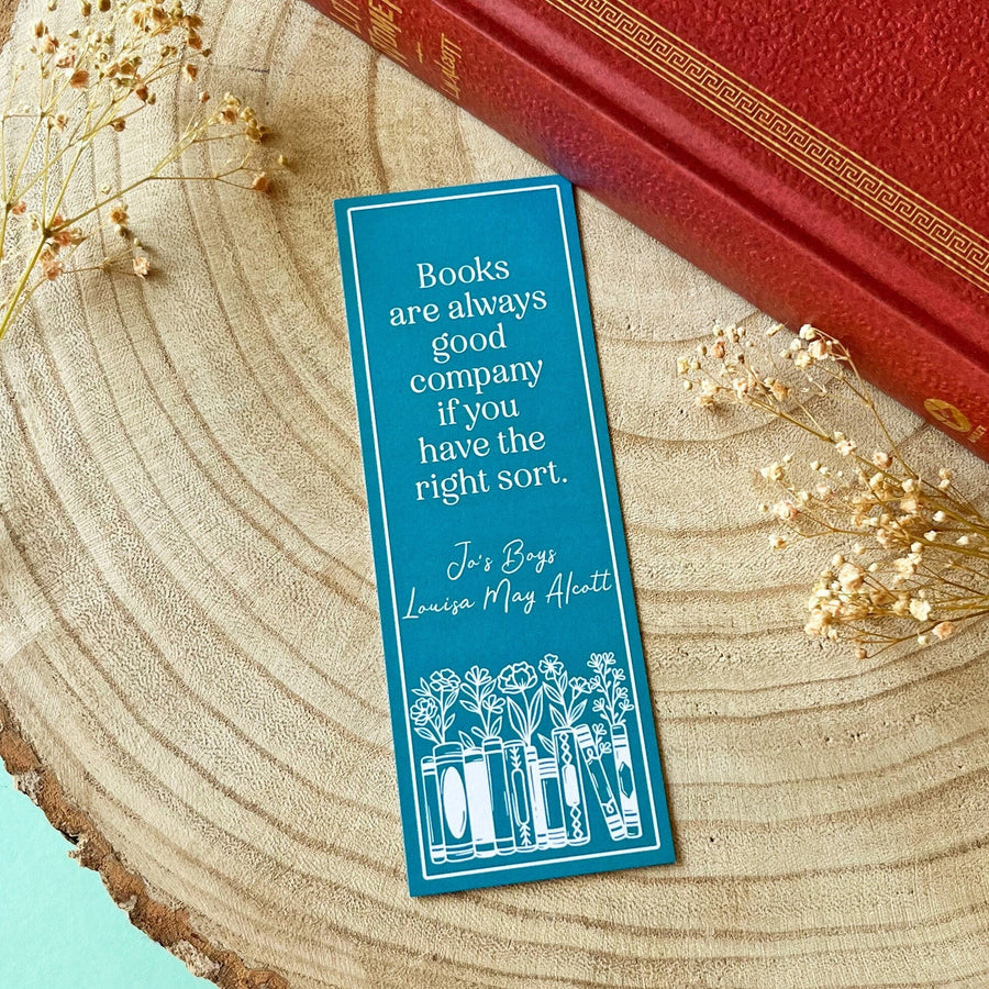 Jo's Boys - 'Books Are Always Good Company' Bookmark