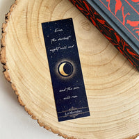 Les Miserables - 'Even The Darkest Night Will End' Bookmark