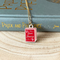 The Romance Reader Book Necklace