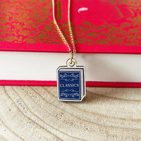 The Classics Reader Book Necklace