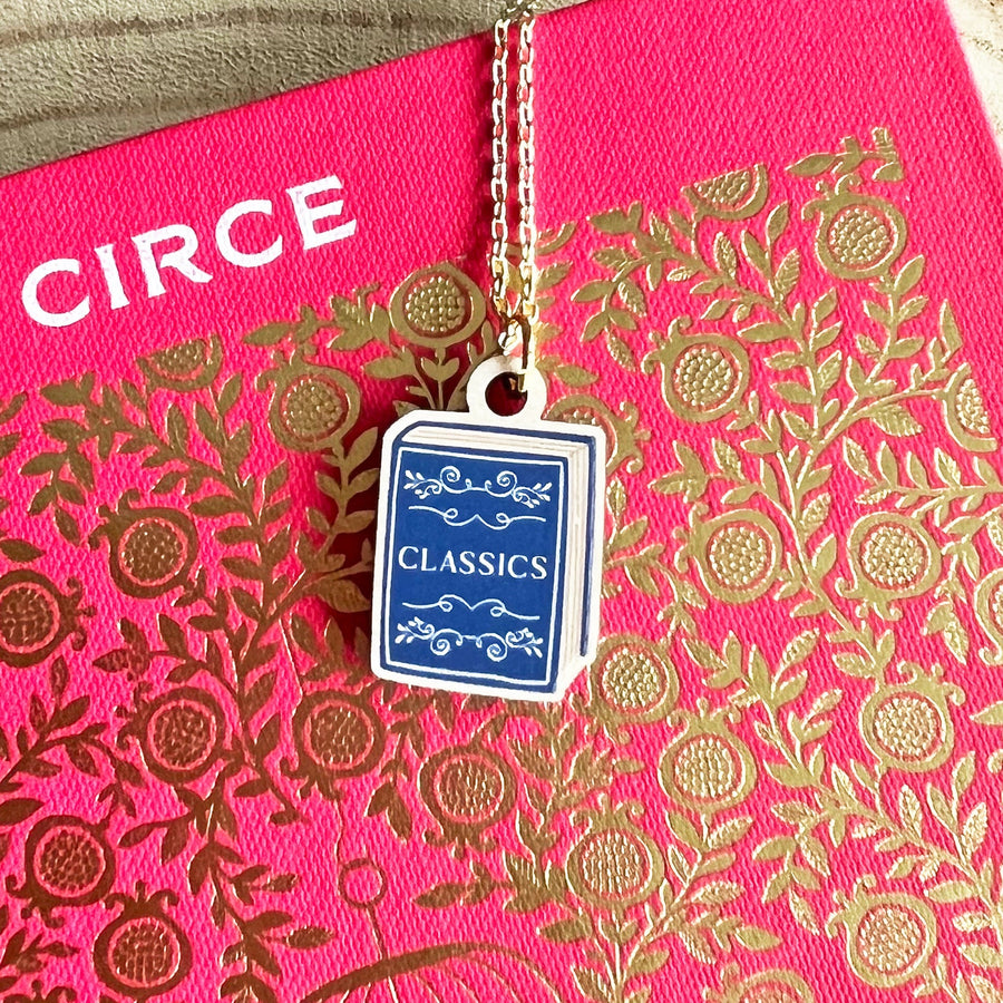 The Classics Reader Book Necklace